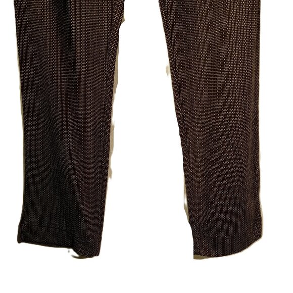 Women's 2 pc suit with Pants sz L Black White print Vintage/Retro NWT Zip Jacket - Picture 7 of 11